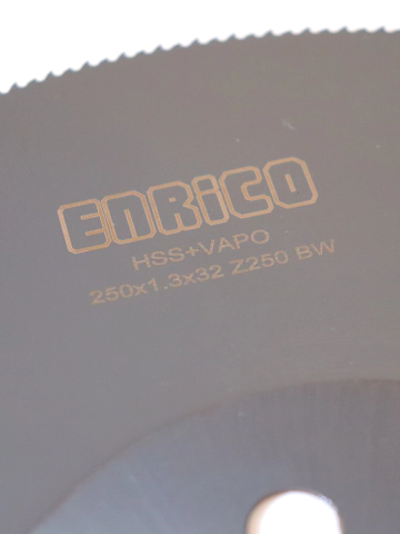 تیغ اره دیسکی آبصابونی آهن بر انریکو ENRICO 250*1.3*32 Z250 BW