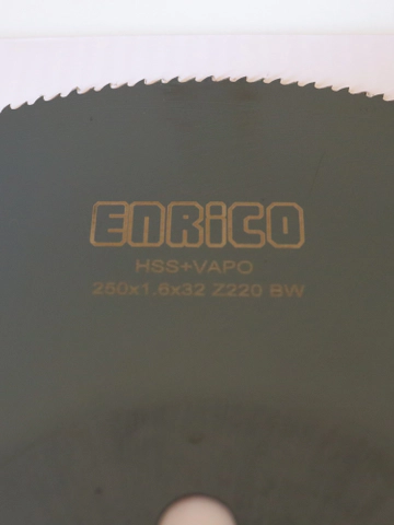 تیغ اره دیسکی آبصابونی آهن بر انریکو ENRICO 250*1.6*32 Z220 BW