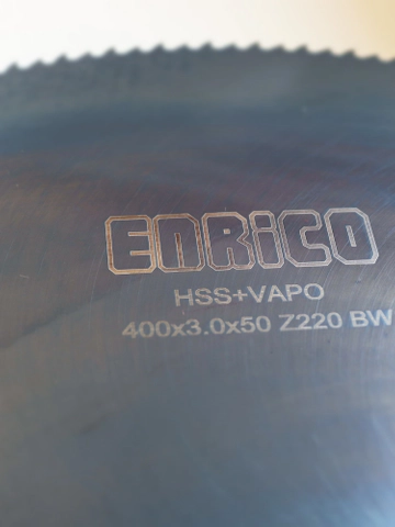 تیغ اره دیسکی آبصابونی آهن بر انریکو ENRICO 400*3.0*50 Z220 BW