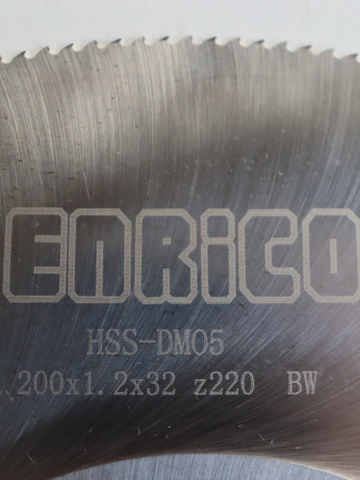 تیغ اره دیسکی آبصابونی فولادبر انریکو ENRICO 200*1.2*32 Z220 BW