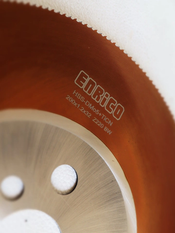 تیغ اره دیسکی آبصابونی فولادبر انریکو ENRICO 200*1.2*32 Z220 TICN BW