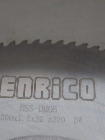 تیغ اره دیسکی آلومینیوم بر انریکو ENRICO 200*1.2*32 Z110 HZ