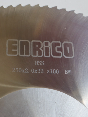 تیغ اره دیسکی آلومینیوم بر انریکو ENRICO 250*2.0*32 Z100 BW