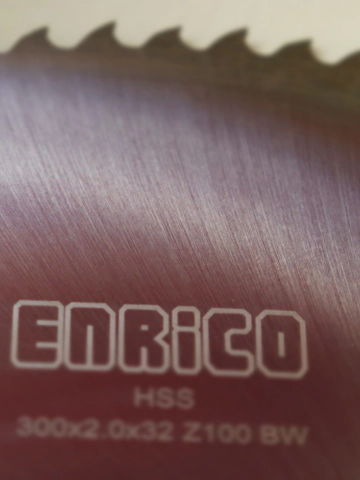 تیغ اره دیسکی آلومینیوم بر انریکو ENRICO 300*2.0*32 Z100 BW