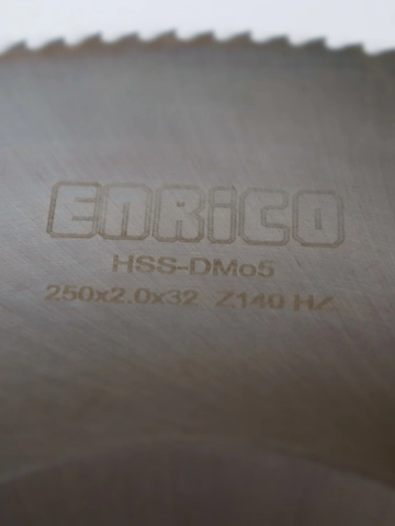 تیغ اره دیسکی برنج بر انریکو ENRICO 250*2.0*32 Z140 HZ